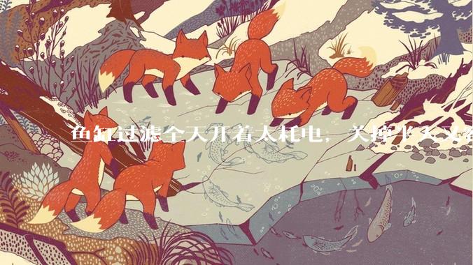 鱼缸过滤全天开着太耗电，关掉半天又容易水浑，有什么好办法？